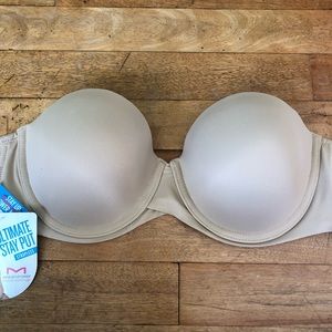 MAIDENFORM nude strapless bra